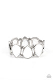 Flamboyant Tease - White - Paparazzi Accessories