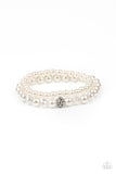 Cotton Candy Dreams - White - Paparazzi Accessories