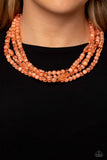 Layered Lass - Orange - Paparazzi Accessories