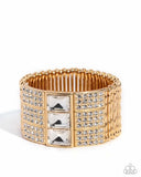 Dramatic Diva - Gold - Paparazzi Accessories