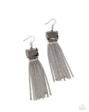 Dreaming Of TASSELS - Silver - Paparazzi Accessories