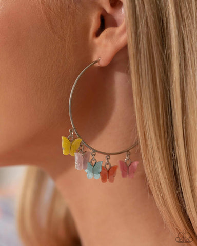 Bemusing Butterflies - Multi - Paparazzi Accessories