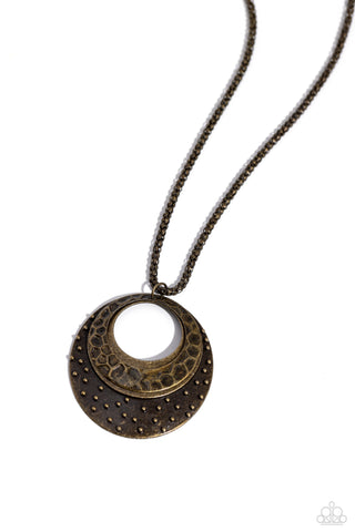Texture Trio - Brass - Paparazzi Accessories
