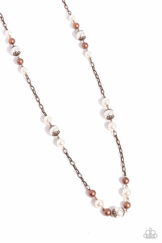 Wall Street Waltz - Copper - Paparazzi Accessories