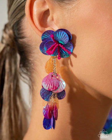 Under the Waves - Purple - Paparazzi Accessories