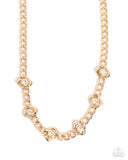 Square Silhouette - Gold - Paparazzi Accessories