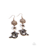 Delightful Dolphin - Gold - Paparazzi Accessories