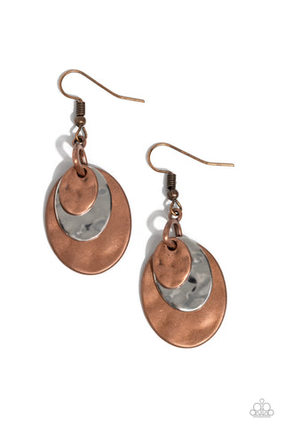 Hammered Homespun - Copper - Paparazzi Accessories