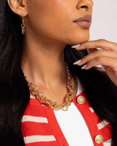 Urban Acoustics - Gold - Paparazzi Accessories