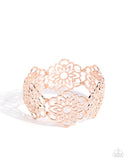 Baroque Bouquet - Rose Gold - Paparazzi Accessories