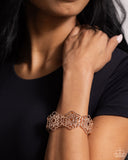 Baroque Bouquet - Rose Gold - Paparazzi Accessories