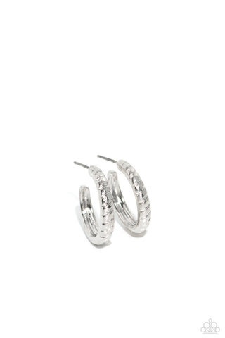 Curvy Charisma - Silver - Paparazzi Accessories