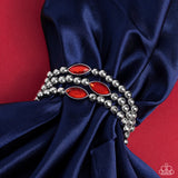 Twinkling Team - Red - Paparazzi Accessories