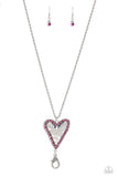 Radiant Romeo - Pink Lanyard - Paparazzi Accessories