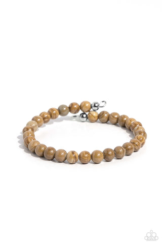 Sinuous Stones - Brown - Paparazzi Accessories