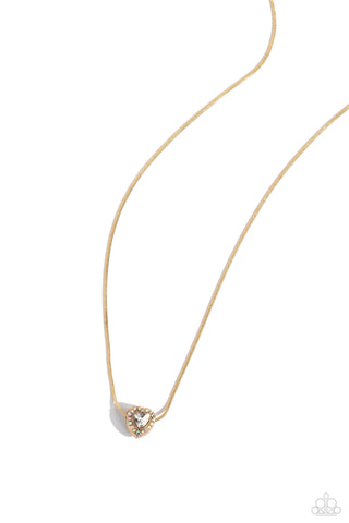 Simply Sentimental - Gold - Paparazzi Accessories