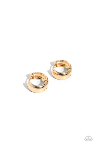 Hinged Halftime - Gold - Paparazzi Accessories