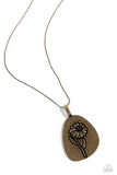 Sunflower Shift - Brass - Paparazzi Accessories