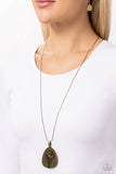 Sunflower Shift - Brass - Paparazzi Accessories