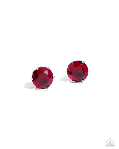 Breathtaking Birthstone - Red (January) - Paparazzi Accessories