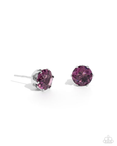Breathtaking Birthstone - Purple (February) - Paparazzi Accessories