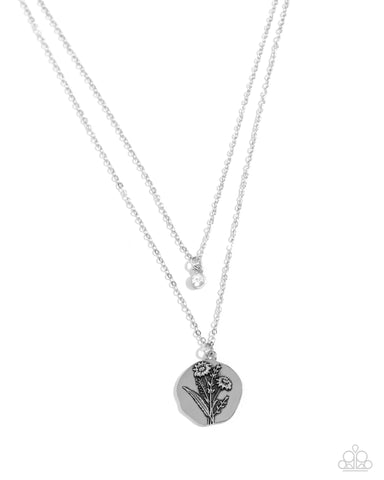 Birthstone Beauty - White (April) - Paparazzi Accessories