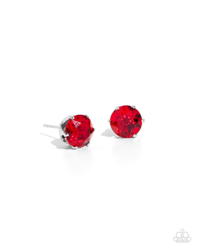 Breathtaking Birthstone - Red (July) - Paparazzi Accessories