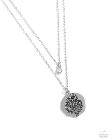 Birthstone Beauty - White (October) - Paparazzi Accessories