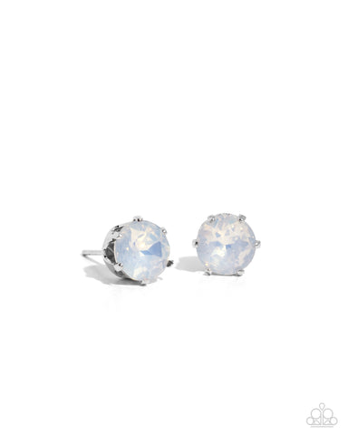 Breathtaking Birthstone - White (October) - Paparazzi Accessories