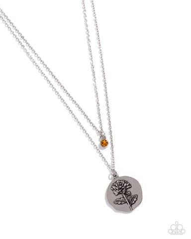 Birthstone Beauty - Orange (November) - Paparazzi Accessories