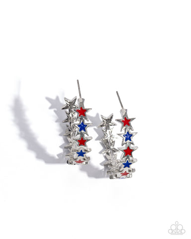 Star Spangled Statement - Red - Paparazzi Accessories