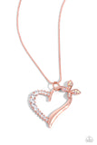 Half-Hearted Haven - Copper - Paparazzi Accessories