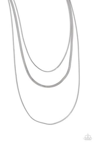 Key LAYER - Silver - Paparazzi Accessories