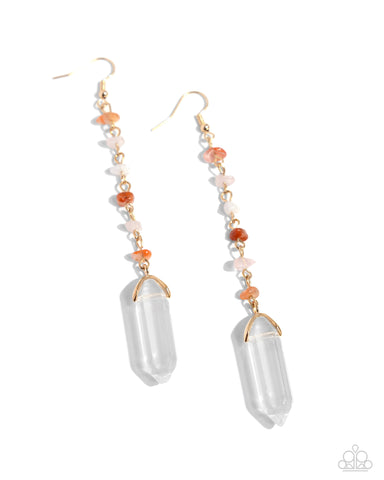 Quartz Qualification - Orange - Paparazzi Accessories