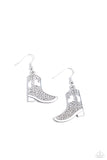 Boot Scootin Bling - White - Paparazzi Accessories
