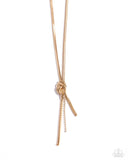 Knotted Keeper - Gold - Paparazzi Accessories