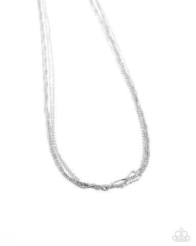 Dainty Dare - Silver - Paparazzi Accessories