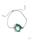 Geode Greeting - Green - Paparazzi Accessories