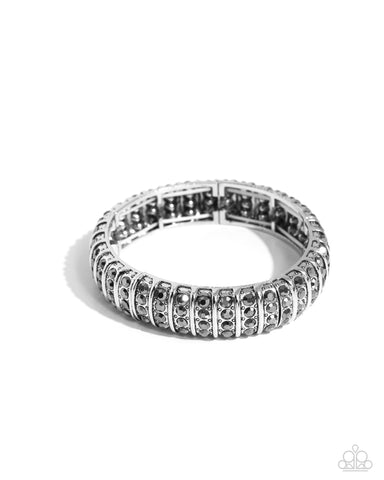 Manufactured Magnificence - Silver - Paparazzi Accessories