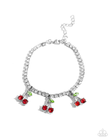 Candid Cherries - Red - Paparazzi Accessories