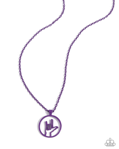 Abstract ASL - Purple - Paparazzi Accessories