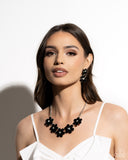 Floral Fun - Black - Paparazzi Accessories