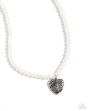 Filigree Infatuation - White - Paparazzi Accessories