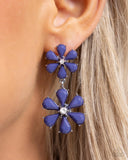A Blast of Blossoms - Blue - Paparazzi Accessories