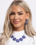 A Blast of Blossoms - Blue - Paparazzi Accessories