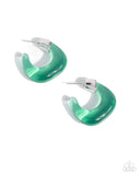 Clear Charm - Green - Paparazzi Accessories