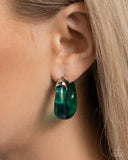 Clear Charm - Green - Paparazzi Accessories