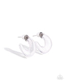 Clear Charm - White - Paparazzi Accessories