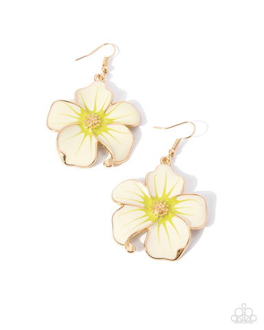 Floral Flavor - Gold - Paparazzi Accessories