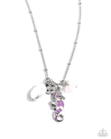 Seahorse Shimmer - Purple - Paparazzi Accessories